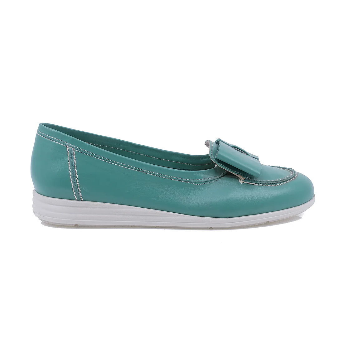 Balerini Dama Caspian, Cas-Nadia/2, Casual, Piele Naturala, Verde