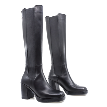 Cizme Dama, Caspian, CAS-808-2921, Casual, Piele Naturala, Negru