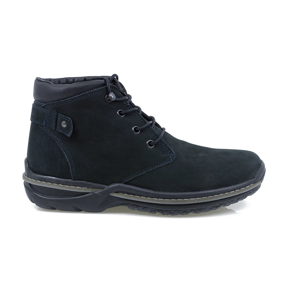 Ghete Barbati, BONTIMES 671, Casual, Piele Nabuc, Negru