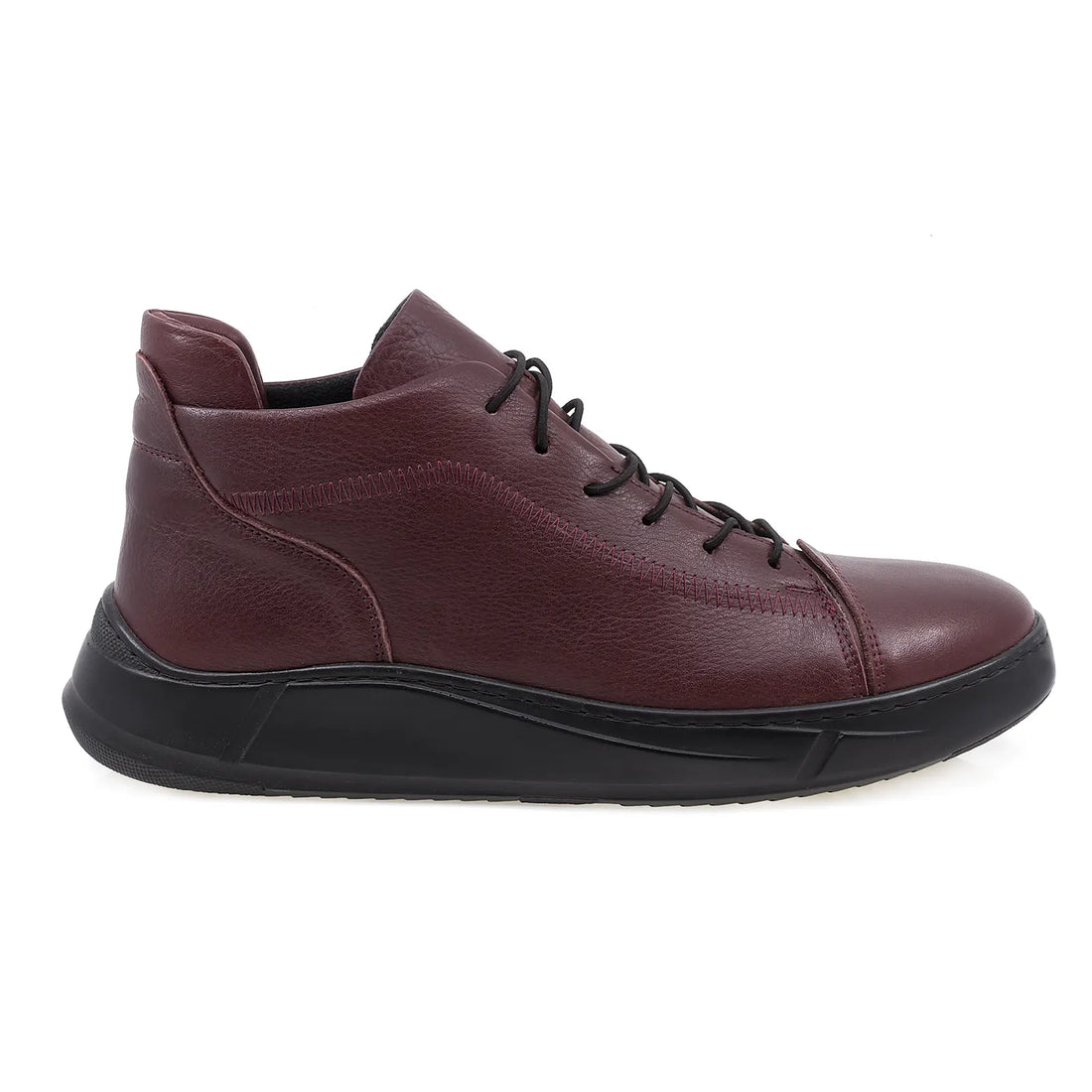 Ghete Barbati, Caspian, Cas 717, Casual, Piele naturala, Bordo