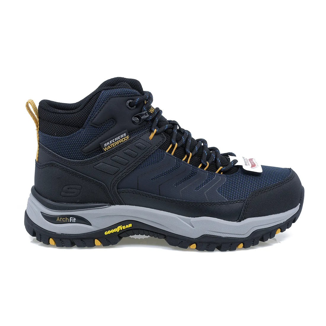 GHETE SPORT WATERPROOF BARBATI, SKECHERS, SKE-204634, POLIURETAN, BLEUMARIN