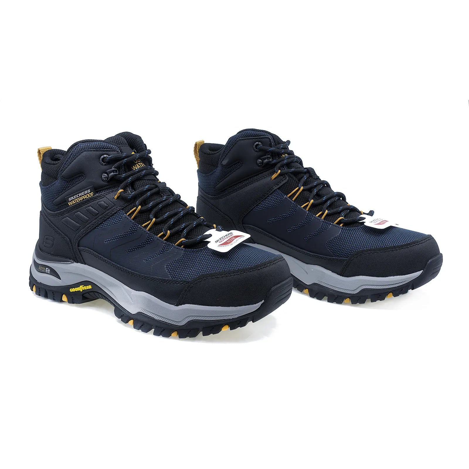 GHETE SPORT WATERPROOF BARBATI, SKECHERS, SKE-204634, POLIURETAN, BLEUMARIN