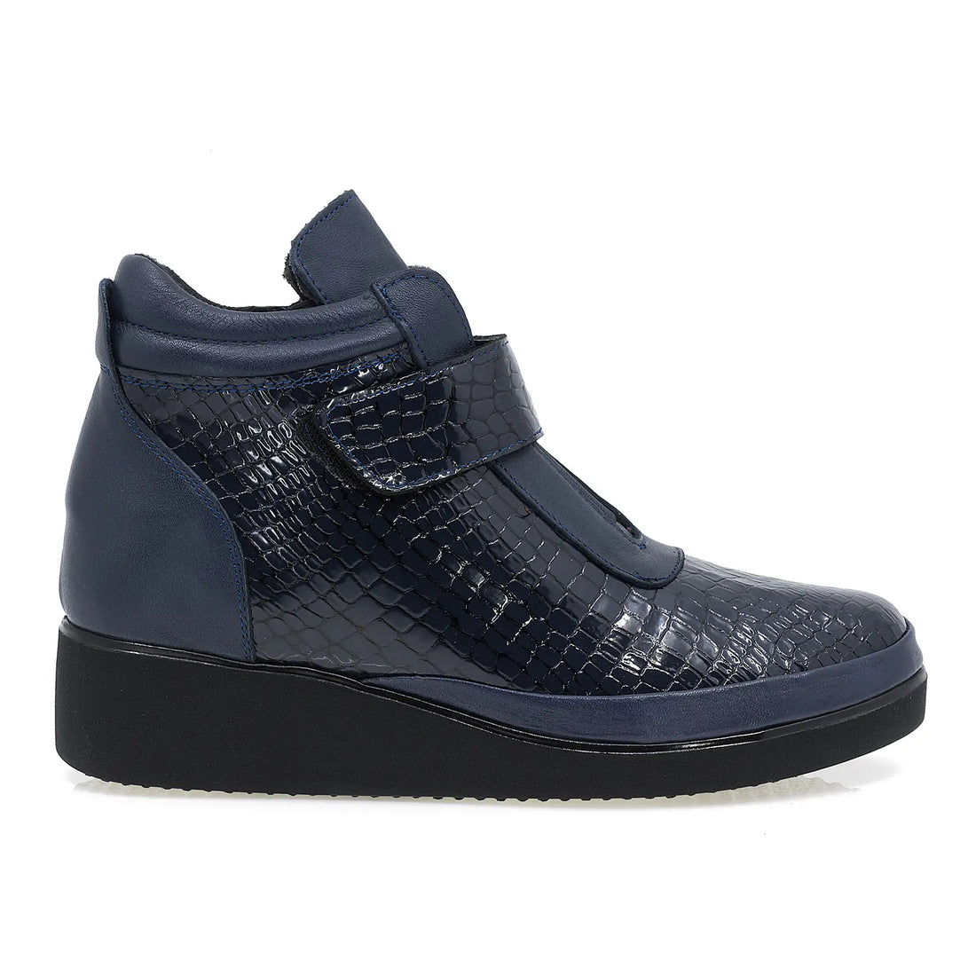Ghete Dama, Caspian, Cas-180-5826, Casual, Piele Lacuita, Bleumarin
