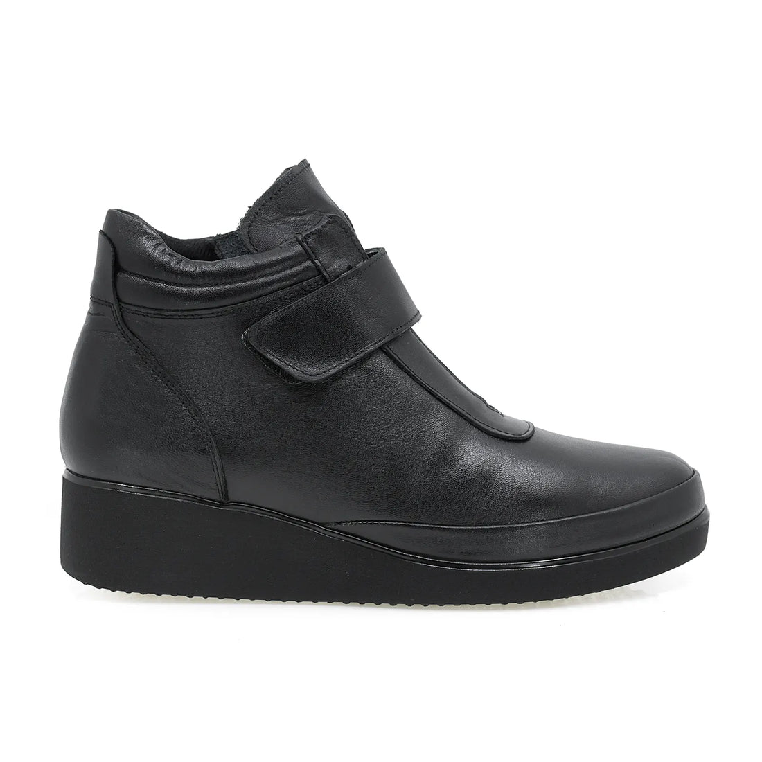 Ghete Dama, Caspian, Cas-180-5826, Casual, Piele Naturala, Negru