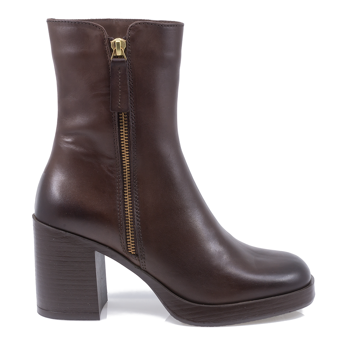 Ghete Dama, Caspian, Cas-808-2870, Casual, Piele Naturala, Maro