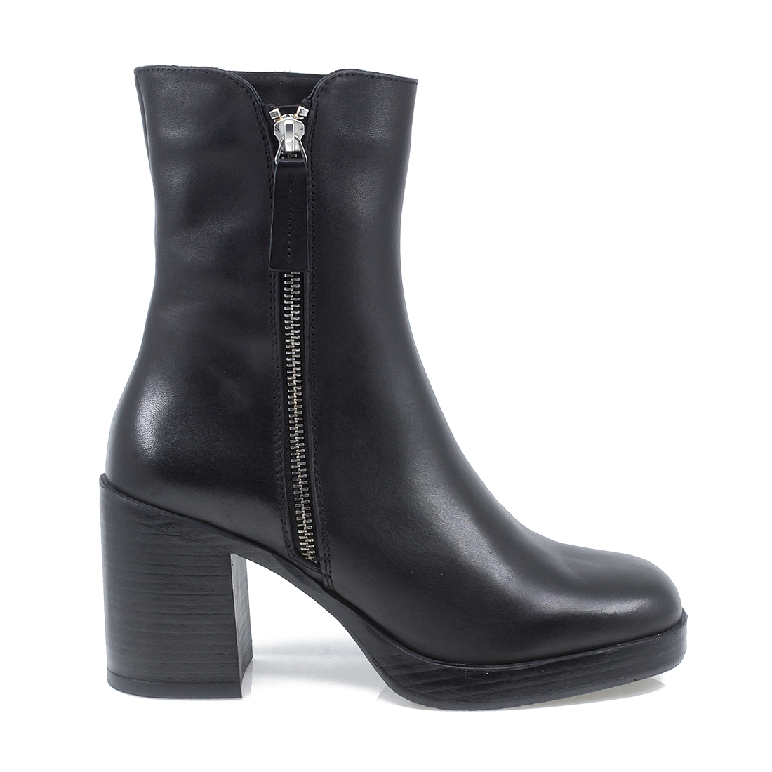 Ghete Dama, Caspian, Cas-808-2870, Casual, Piele Naturala, Negru