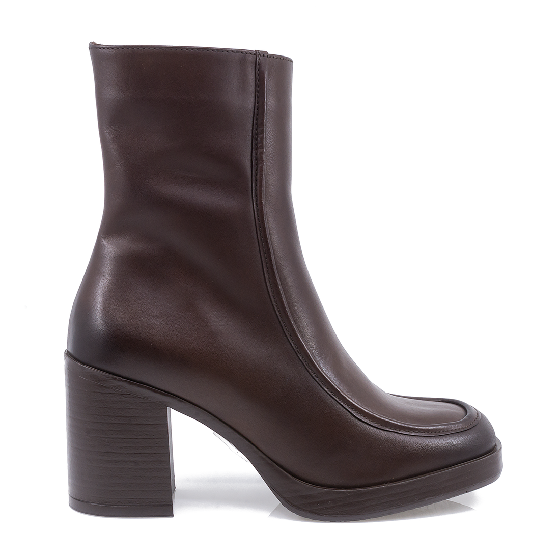 Ghete Dama, Caspian, Cas-808-2873, Casual, Piele Naturala, Maro