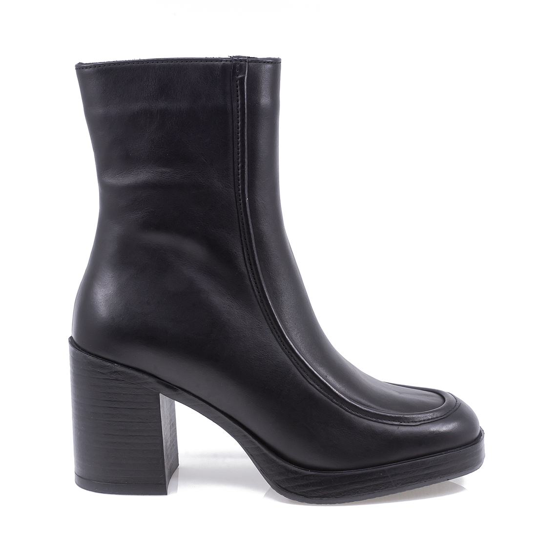 Ghete Dama, Caspian, Cas-808-2873, Casual, Piele Naturala, Negru