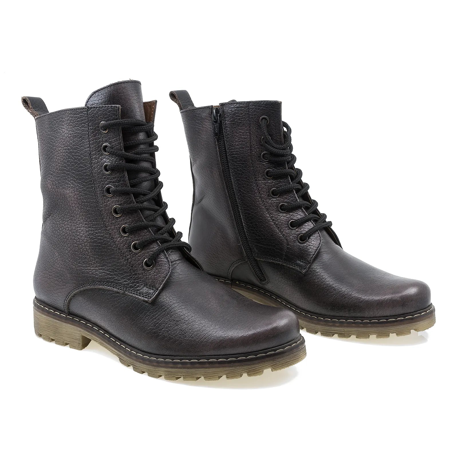 Ghete Dama, Caspian, Cas-Astra/1, Casual, Piele Naturala, Gri