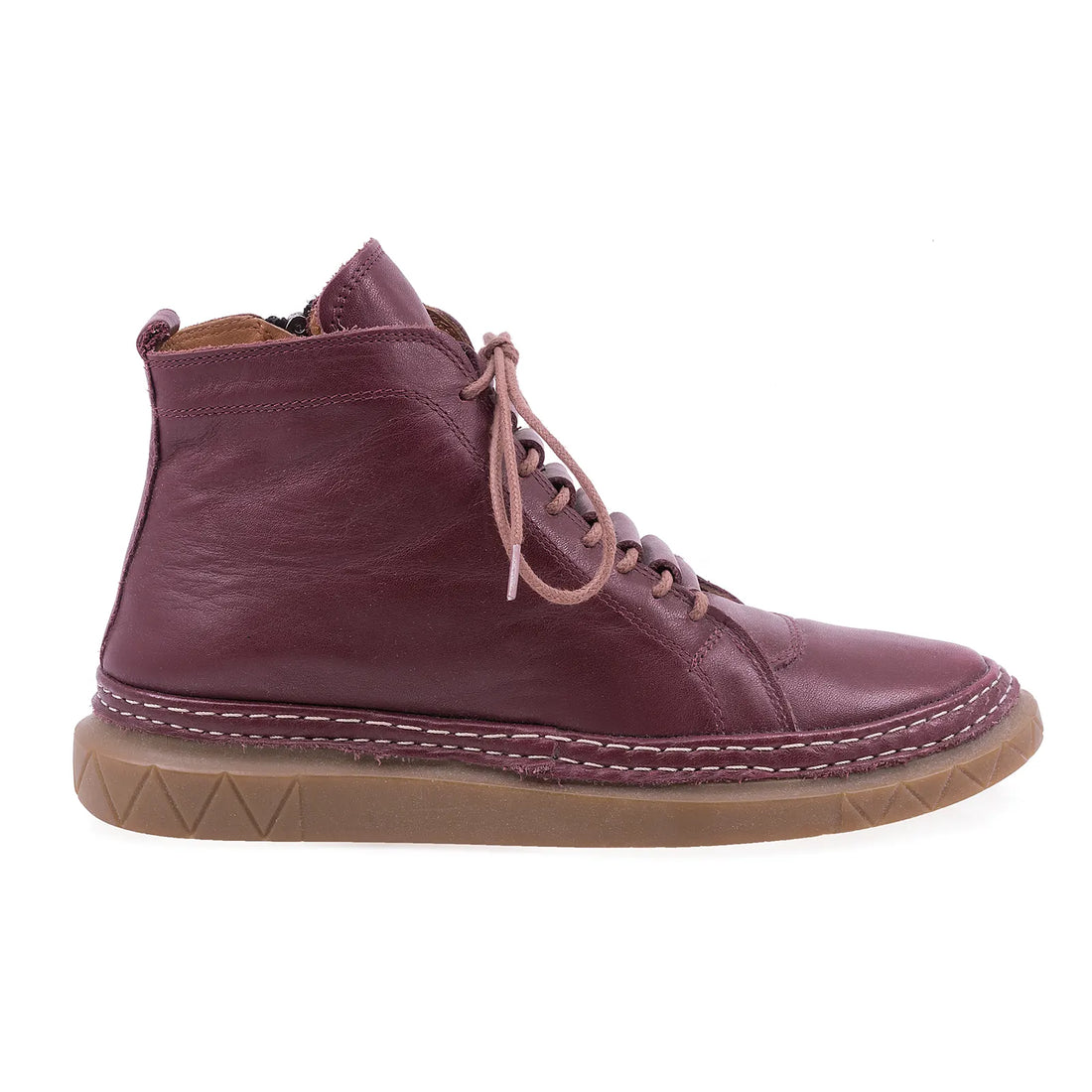 Ghete Dama, Caspian, Cas-Fe15, Casual, Piele naturala, Bordo