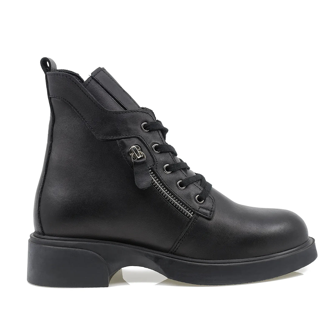 Ghete Dama, Caspian, Cas Ida, Casual, Piele naturala, Negru
