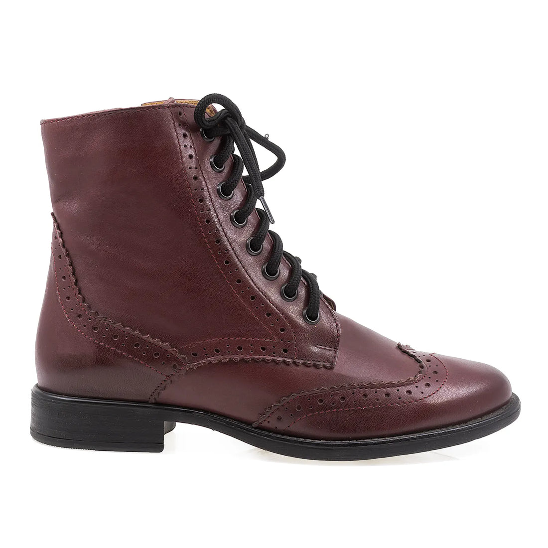 Ghete Dama, Caspian, Cas-Mania/2, Casual, Piele naturala, Bordo