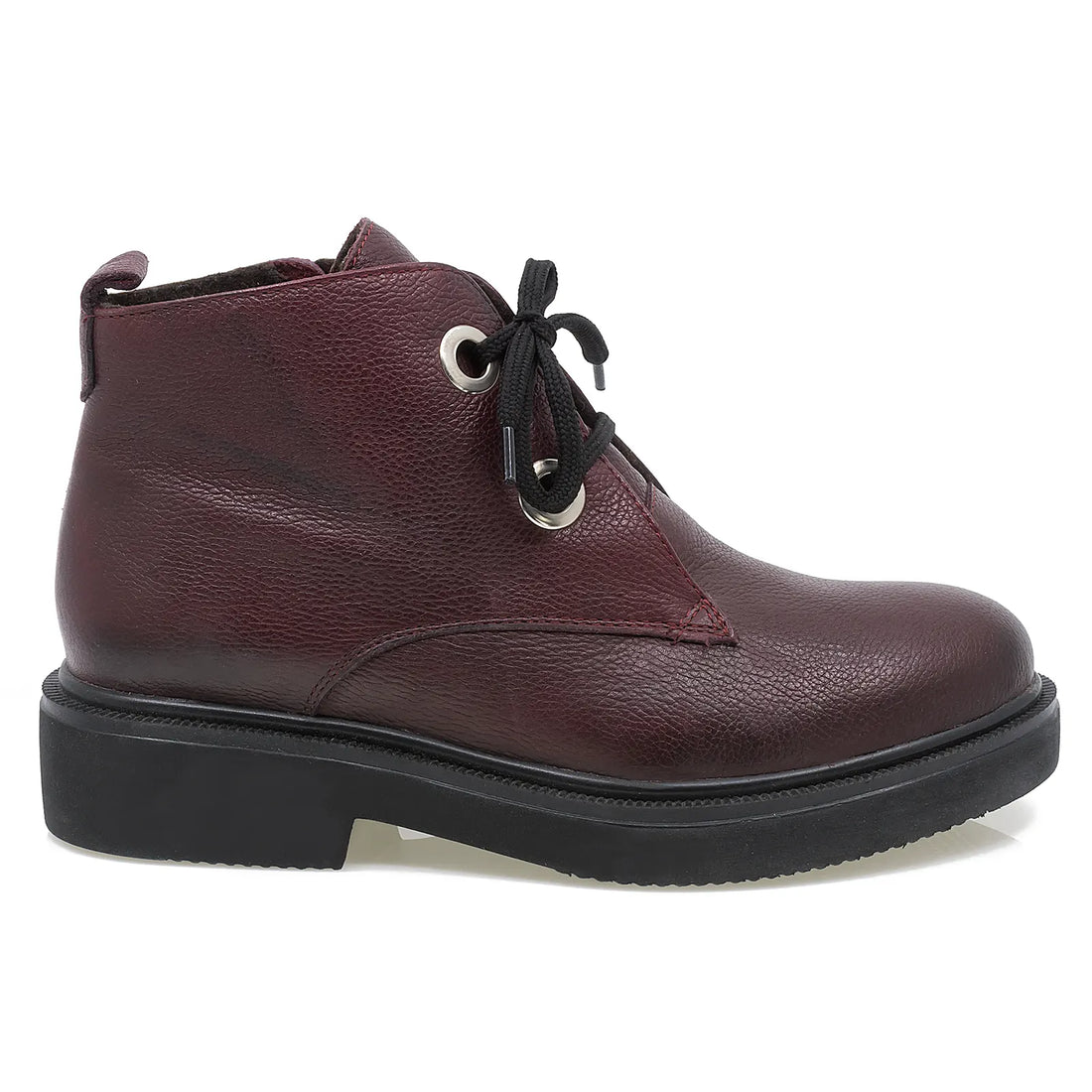 Ghete Dama, Caspian, Cas-Sofia, Casual, Piele Naturala, Bordo