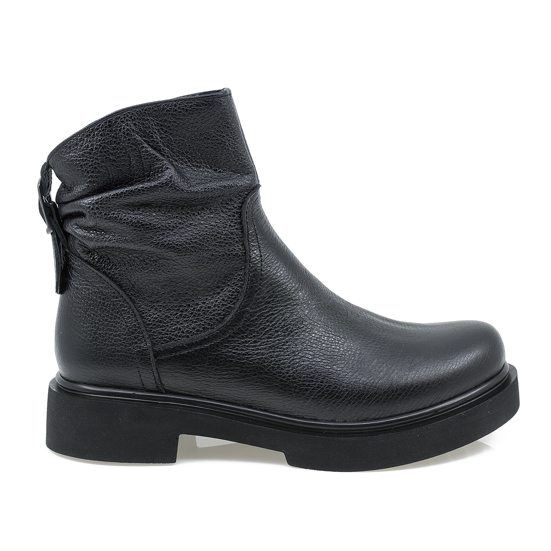 Ghete Dama, Caspian, Cas-464/8, Casual, Piele Naturala, Negru