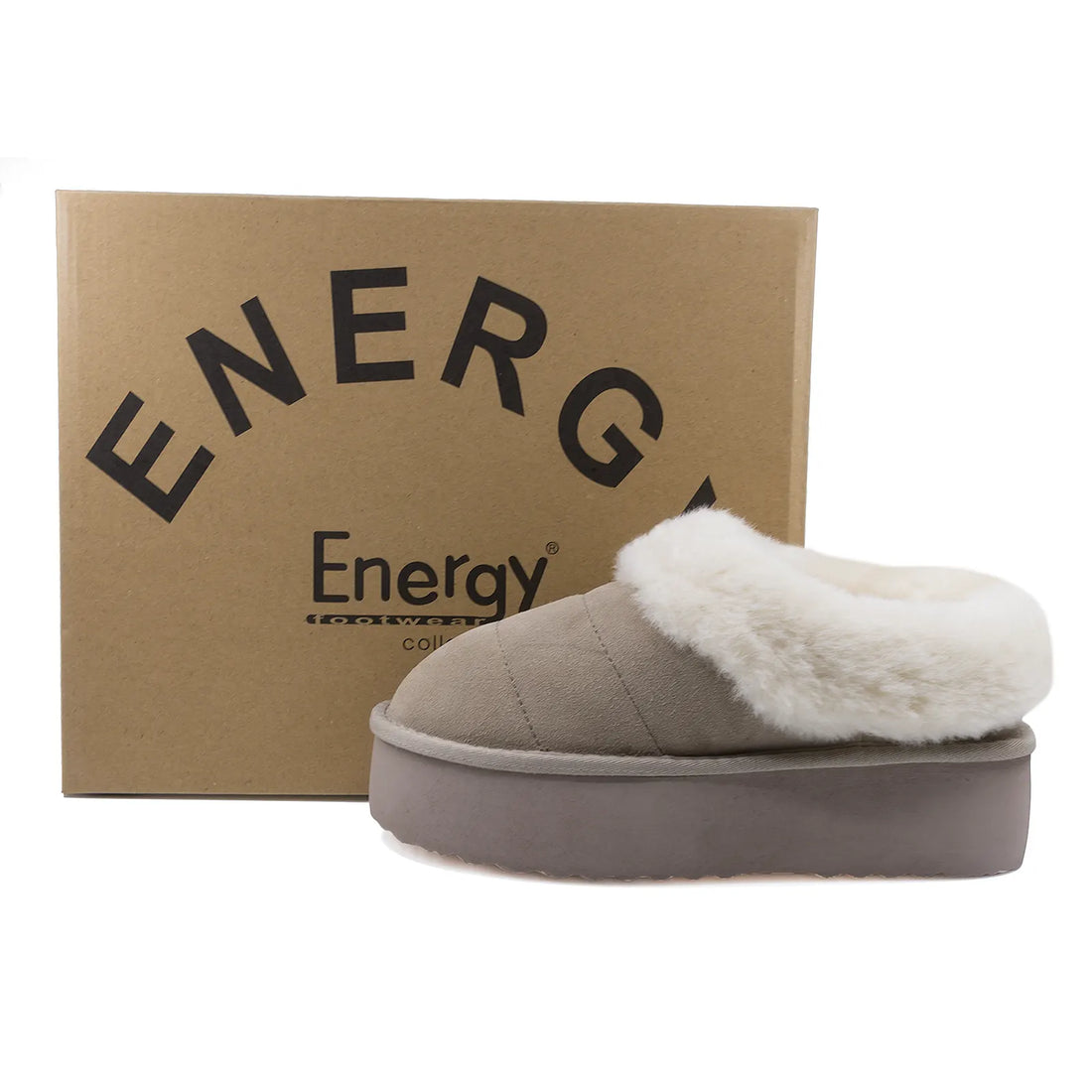 Ghete Dama, ENERGY, ENG-1260, Casual, Piele intoarsa, Bej