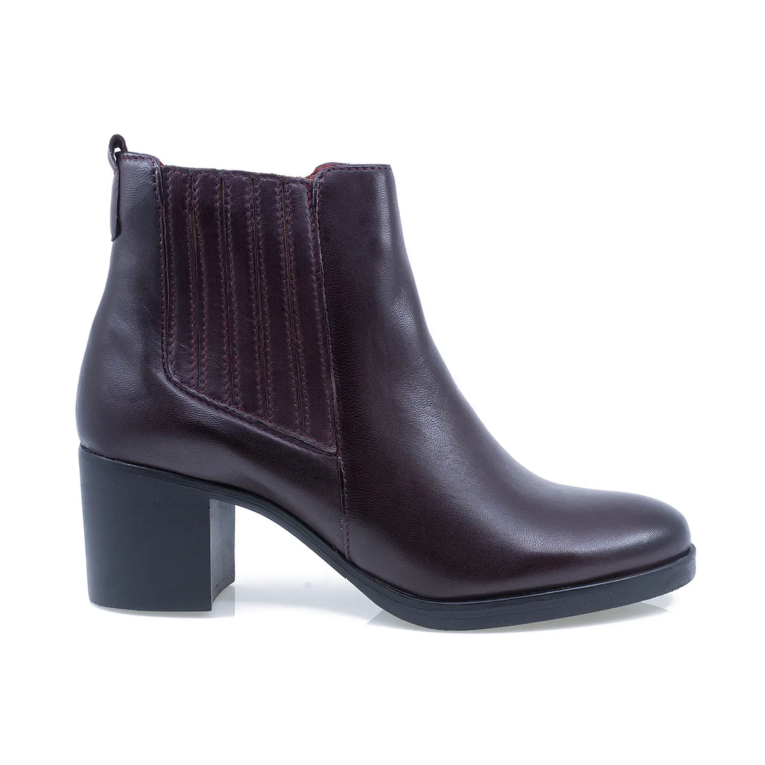 Ghete Dama, Caspian, Cas-H54, Casual, Piele Naturala, Bordo