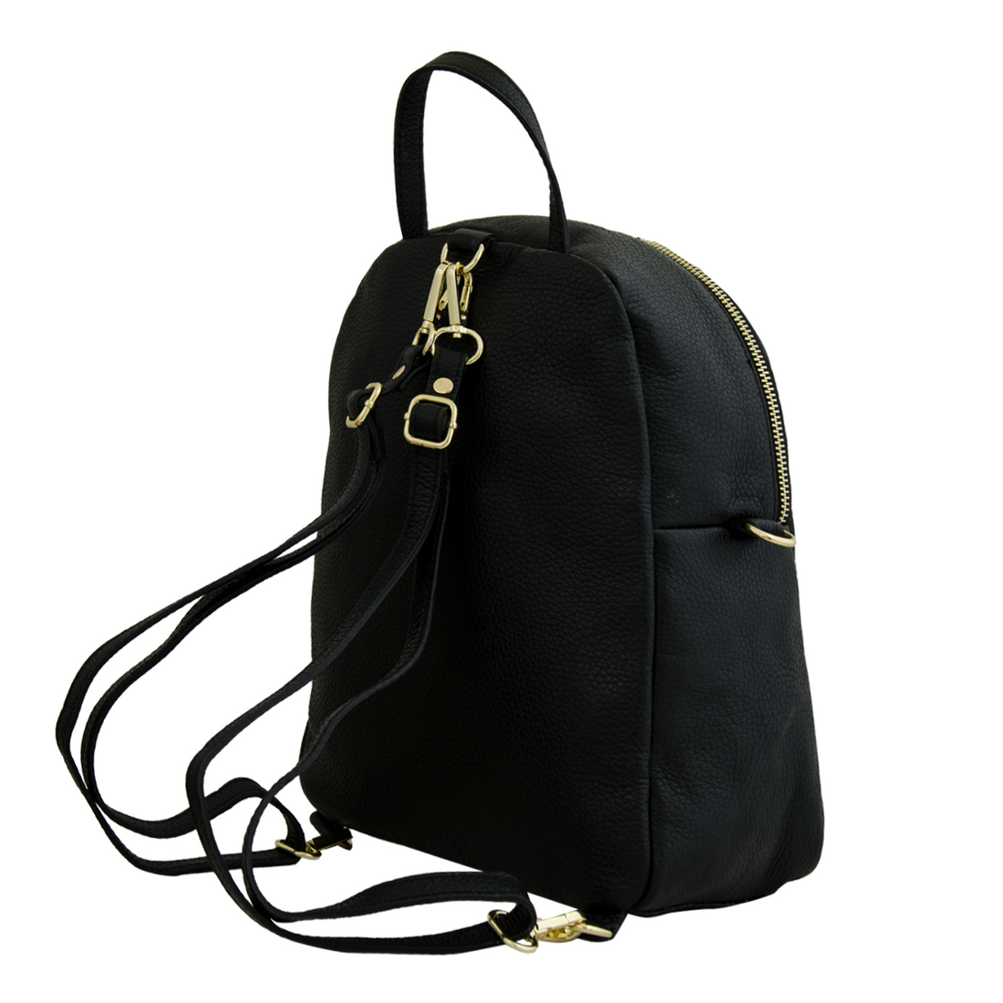 Rucsac  Dama  Piele naturala 3871, negru