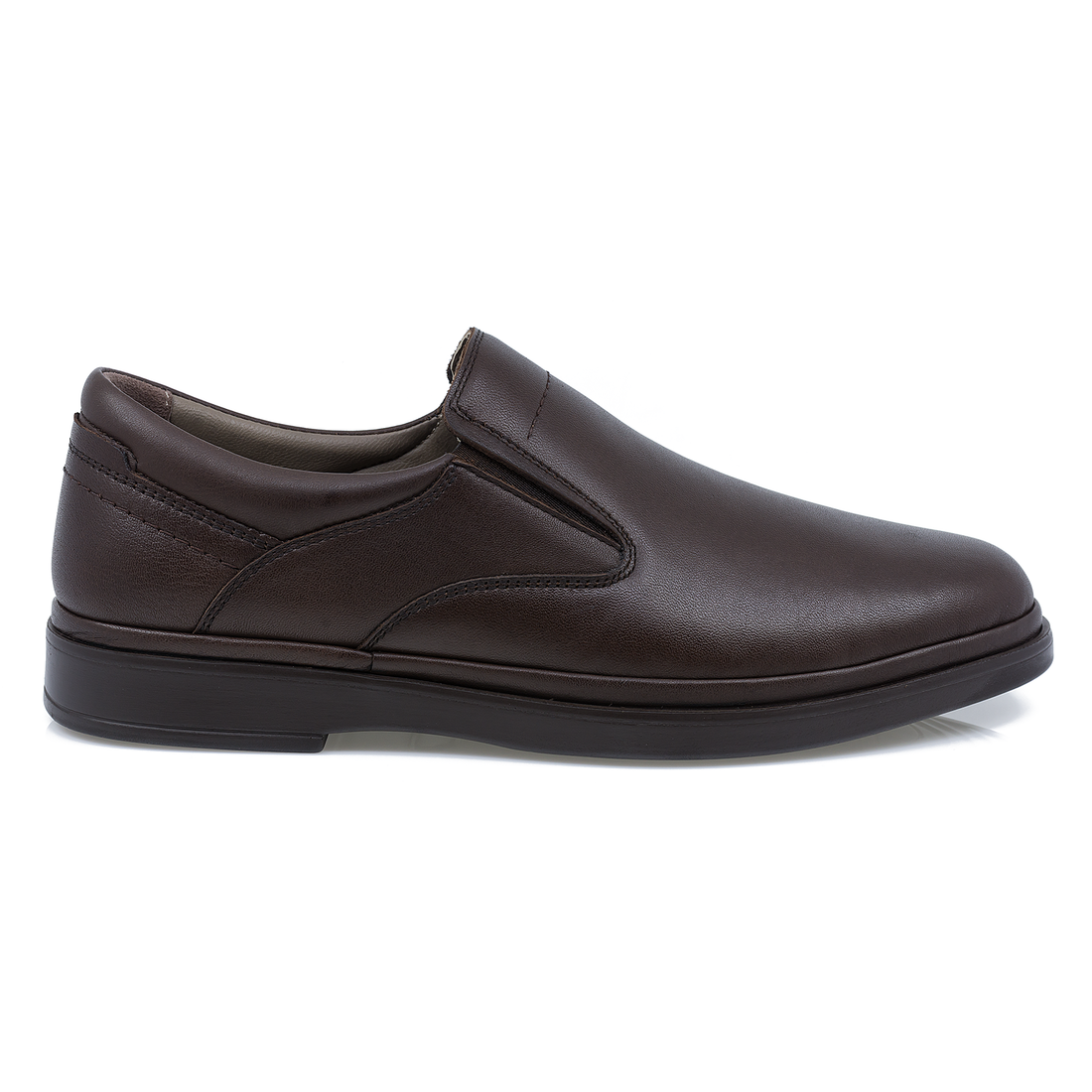Pantofi Barbati, Dim-104, Eleganti, Piele Naturala, Maro