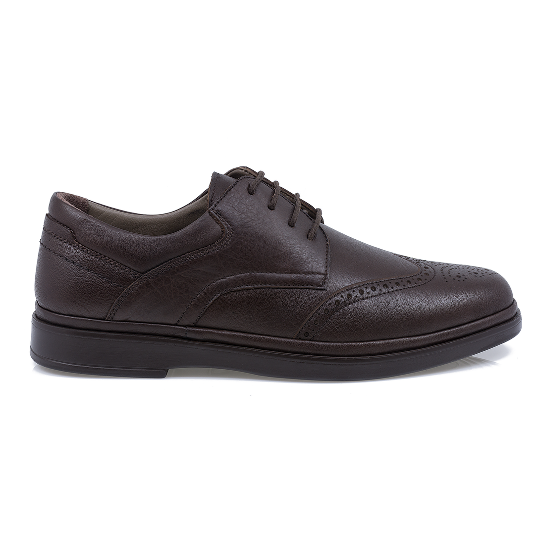 Pantofi Barbati, Dim-105-5, Casual, Piele Naturala, Maro