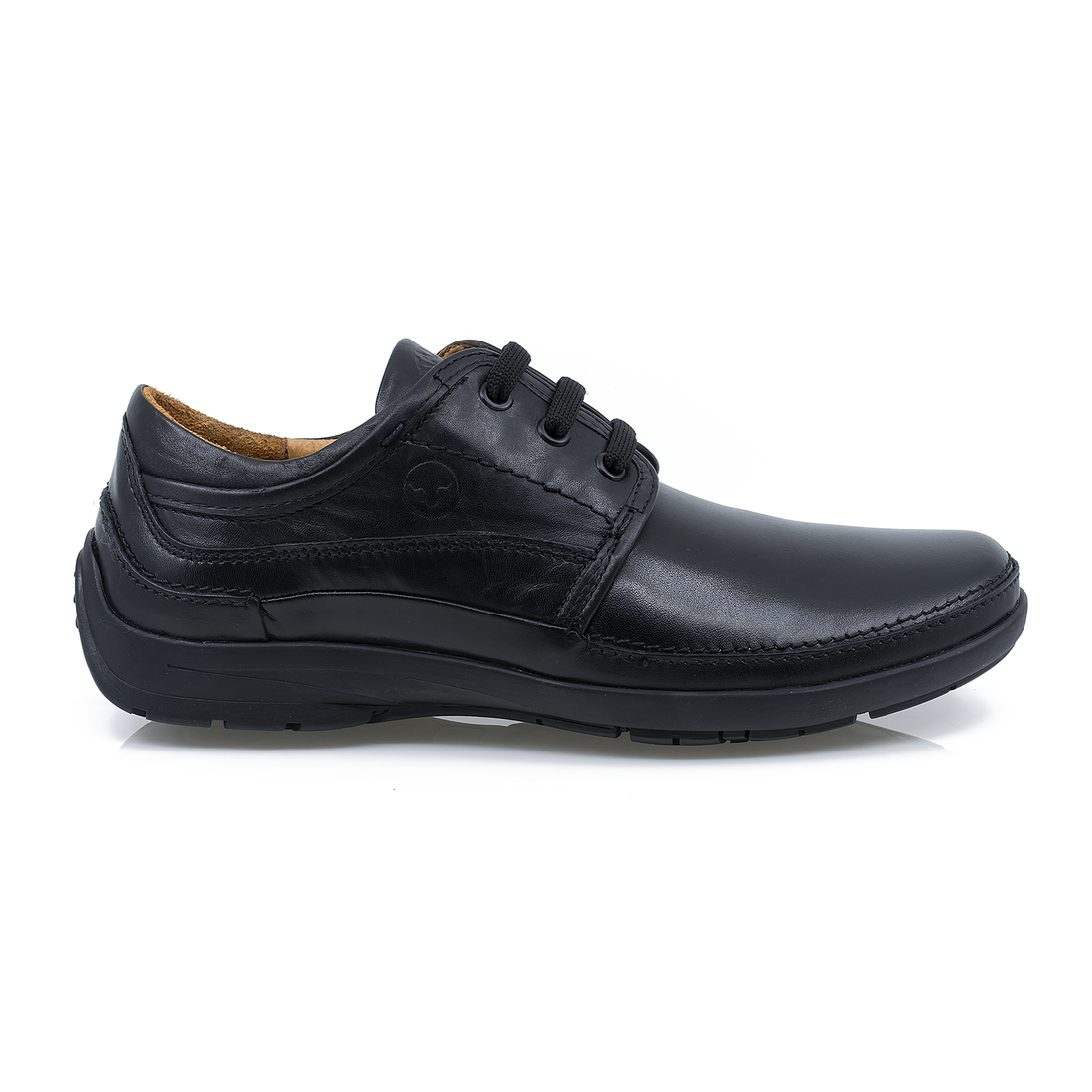 Pantofi barbati, Gitanos, Git-103, casual, piele naturala, negru