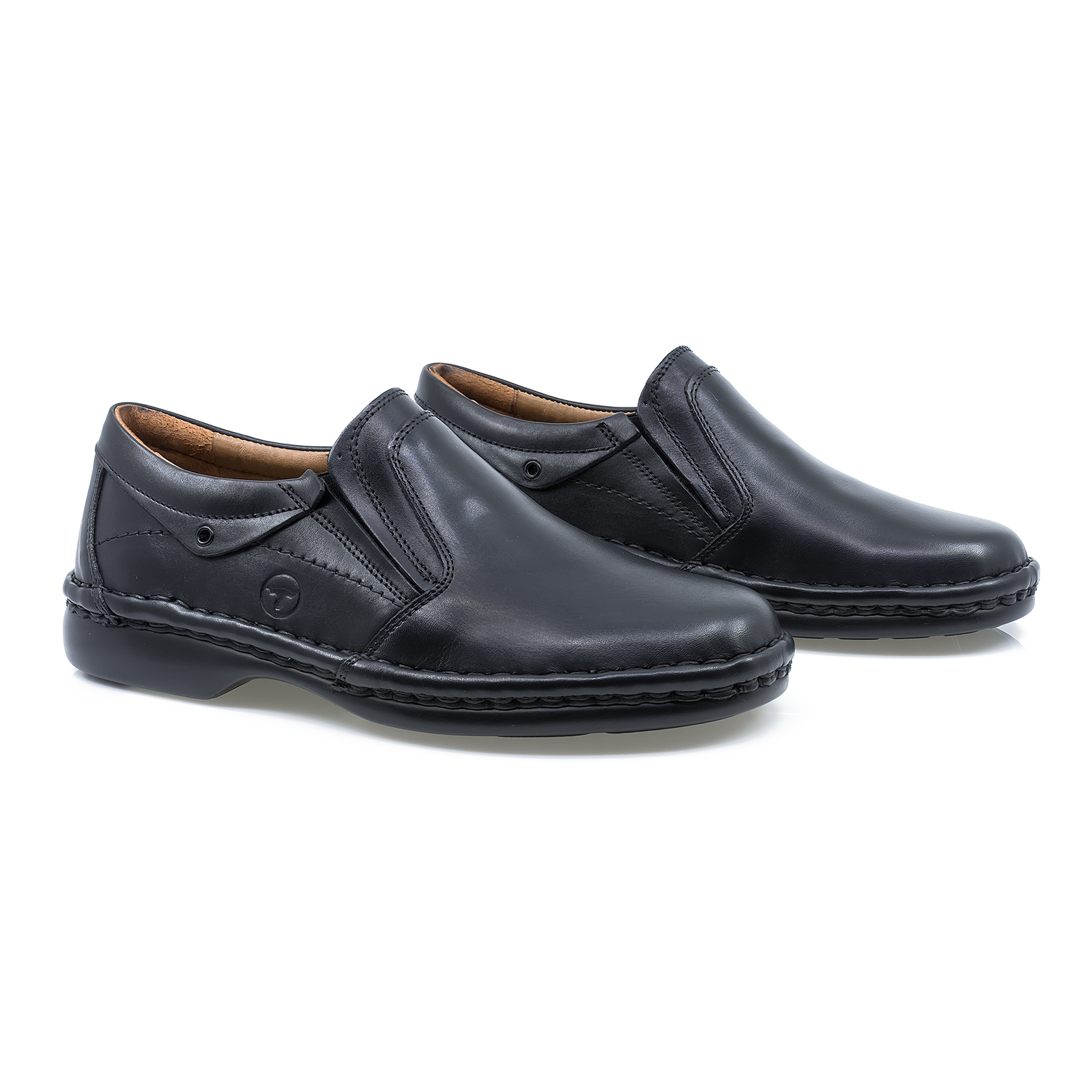 Pantofi barbati, Gitanos, Git-11, casual, piele naturala, negru