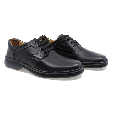 Pantofi barbati, Gitanos, Git-222, casual, piele naturala, negru