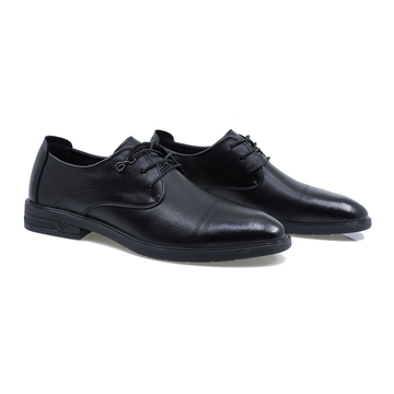 Pantofi Barbati, Mels-MEL-B16233, Elegant, Piele Naturala, Negru