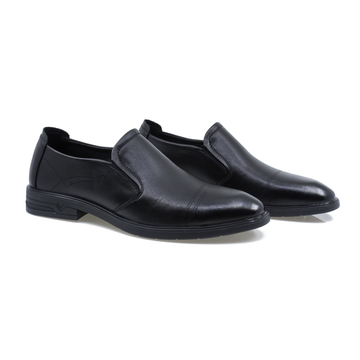 Pantofi Barbati, Mels-MEL-B16235, Elegant, Piele Naturala, Negru