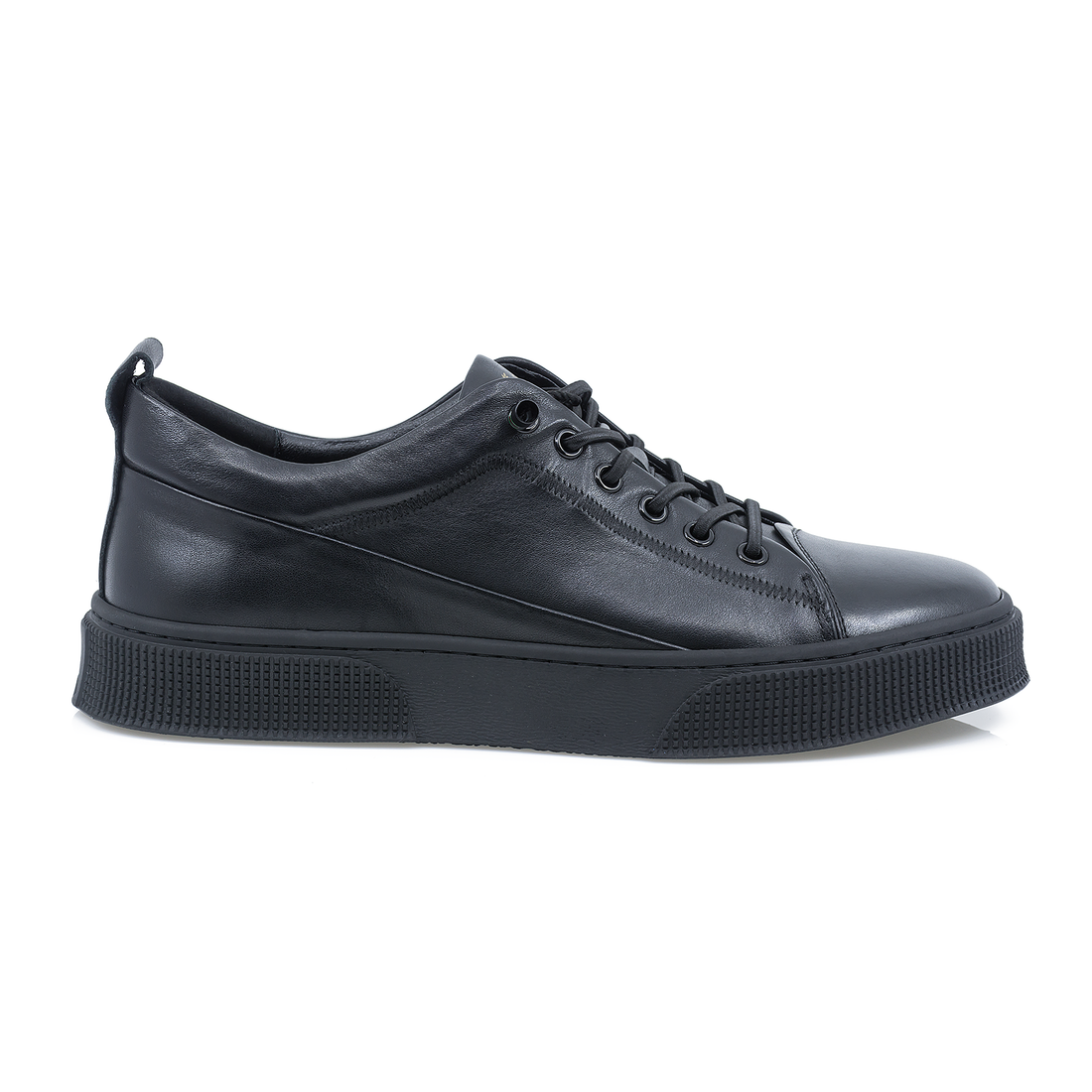 Pantofi Barbati, Franco Gerardo-FRG-Y130, Casual, Piele Naturala, Negru