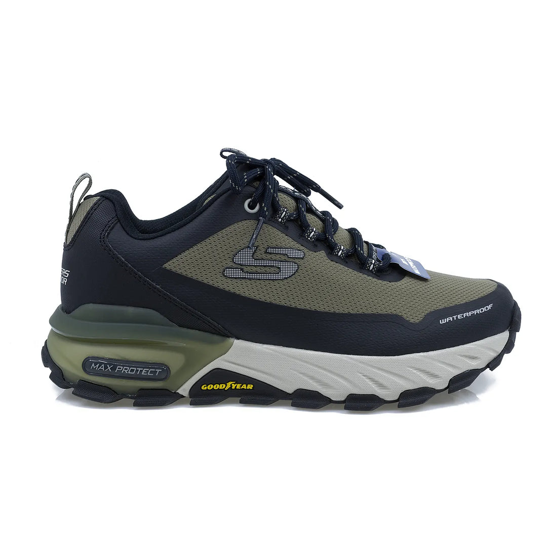 Pantofi Sport Barbati, Skechers, Ske-237304, WATERPROOF, Olive