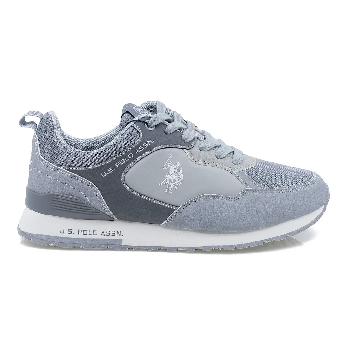 Pantofi Barbati, U.S. POLO ASSN, POL-Tabry 007A, Sport, Poliuretan, Gri