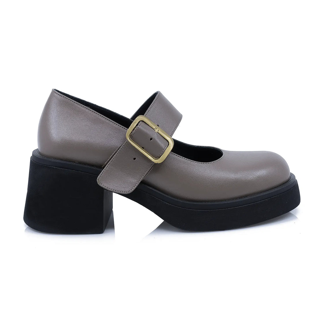 Pantofi Dama, Molly Bessa, MB-500-305, Casual, Piele Naturala, Gri