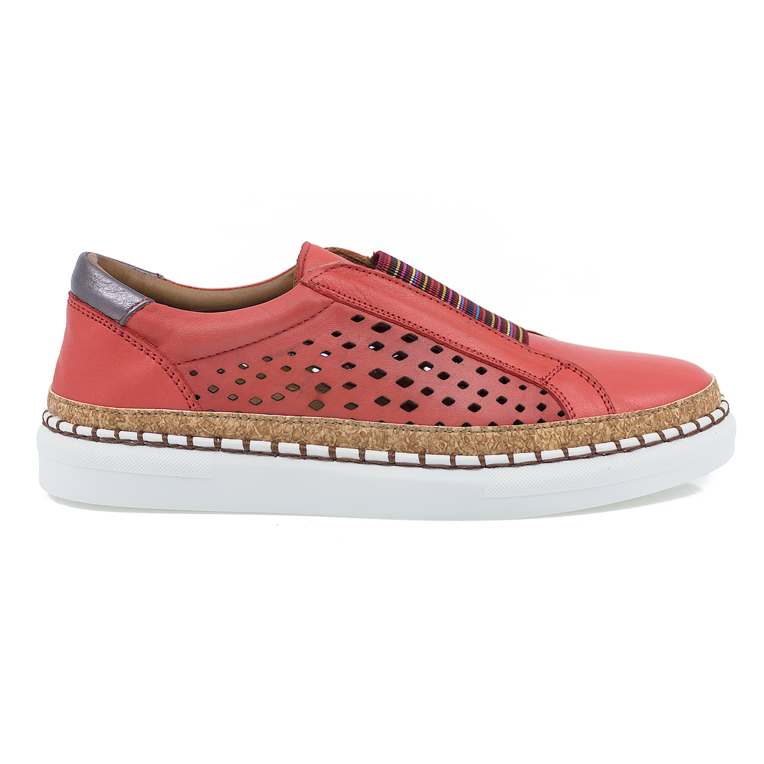Pantofi Dama, Anna Viotti, Ann-4002-3 Casual, Piele Naturala, Rosu