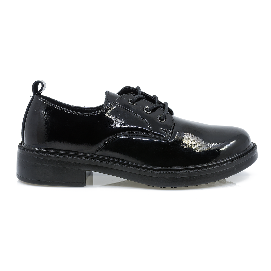 Pantofi Dama, Scarpe, C09-4, Casual, Piele Lacuita, Negru