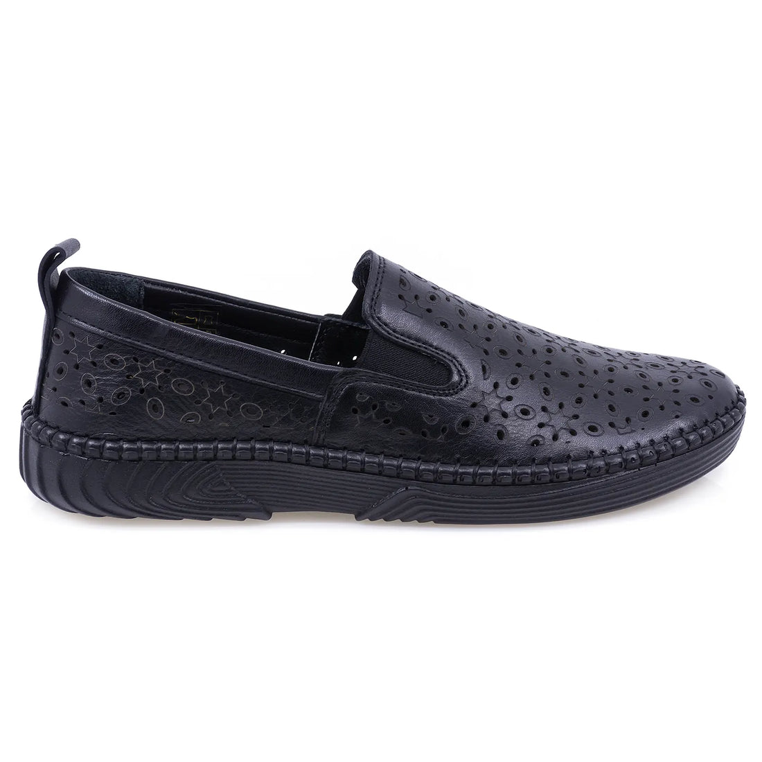 Pantofi dama, Caspian, Cas-24015, Casual, Piele naturala, Negru