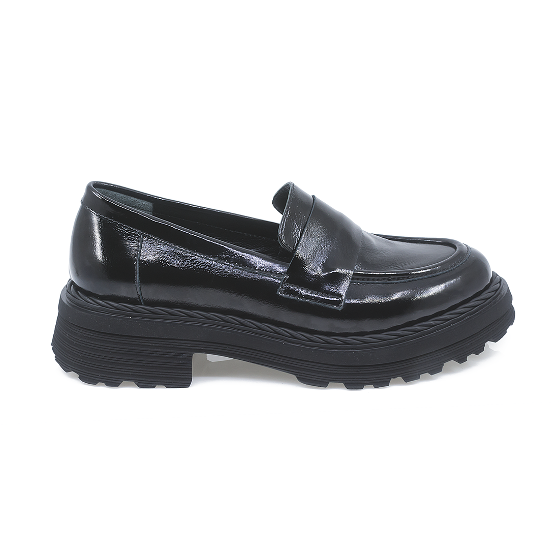 Pantofi Dama, Caspian, Cas-0010-660, Casual, Piele Naturala , Negru lac