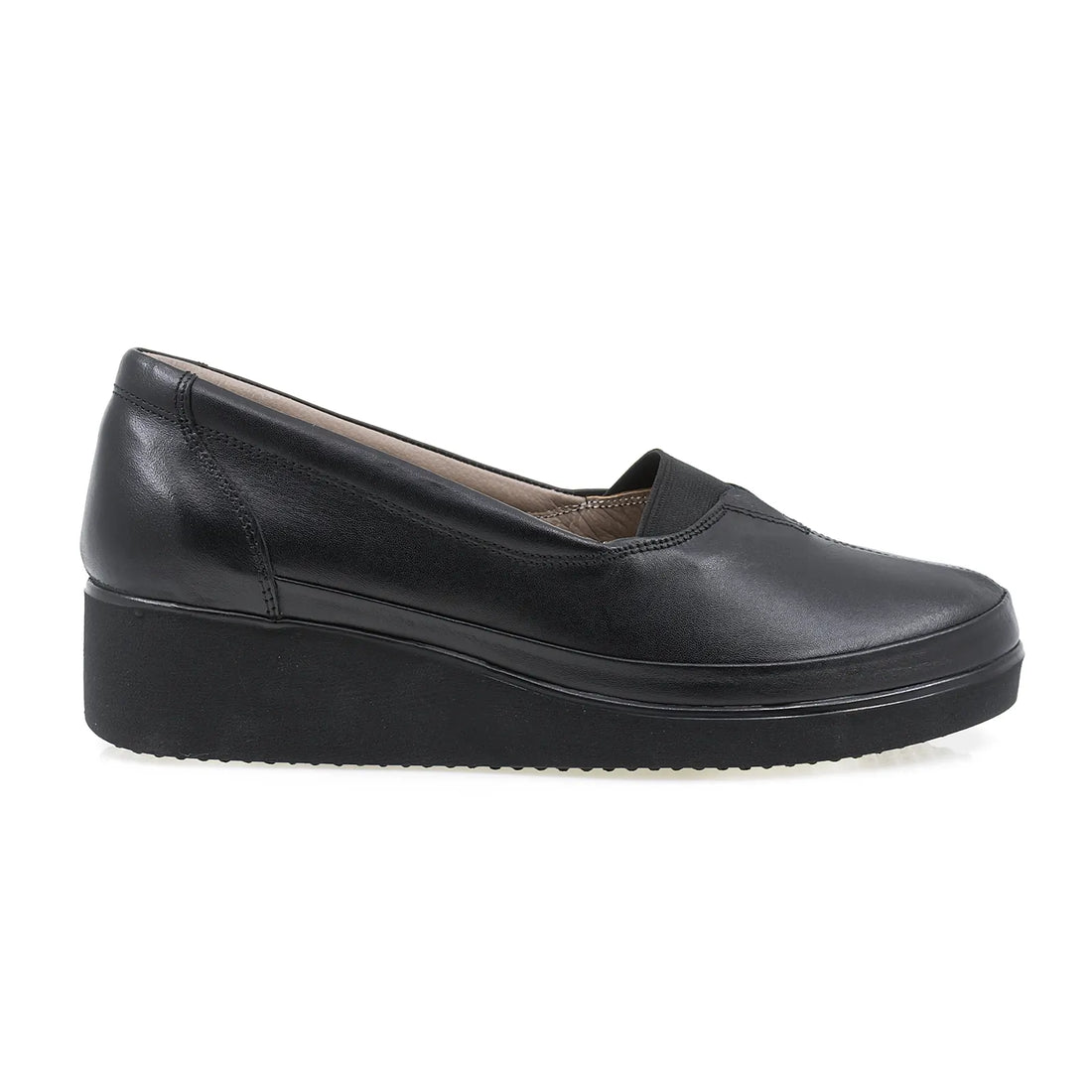 Pantofi Dama, Caspian, Cas-101, Casual, Piele Naturala, Negru