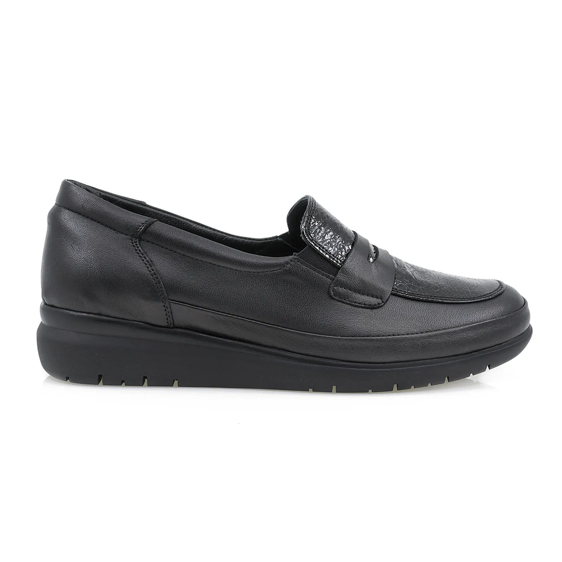 Pantofi Dama, Caspian, Cas-105/1-5644, Casual, Piele Naturala, Negru