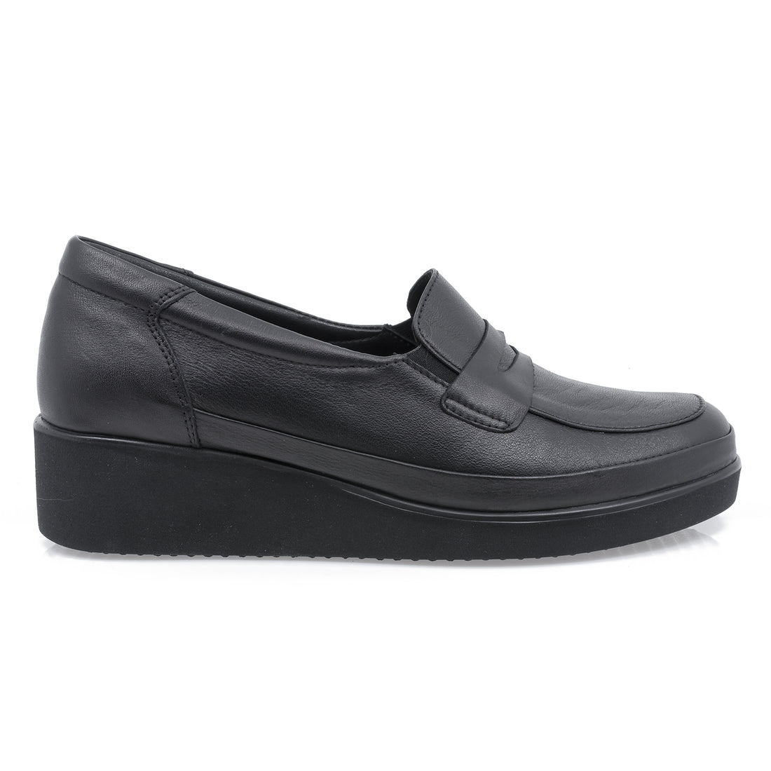 Pantofi dama Caspian, CAS-105, Casual, Piele naturala, Negru