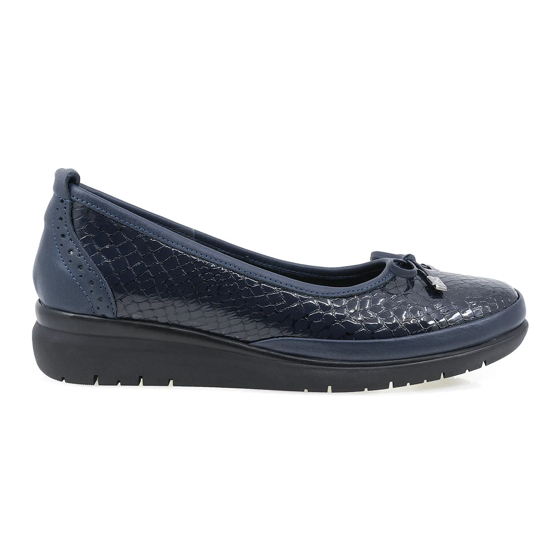 Pantofi Dama, Caspian, Cas-119/1-5644, Casual, Piele lacuita, Bleumarin