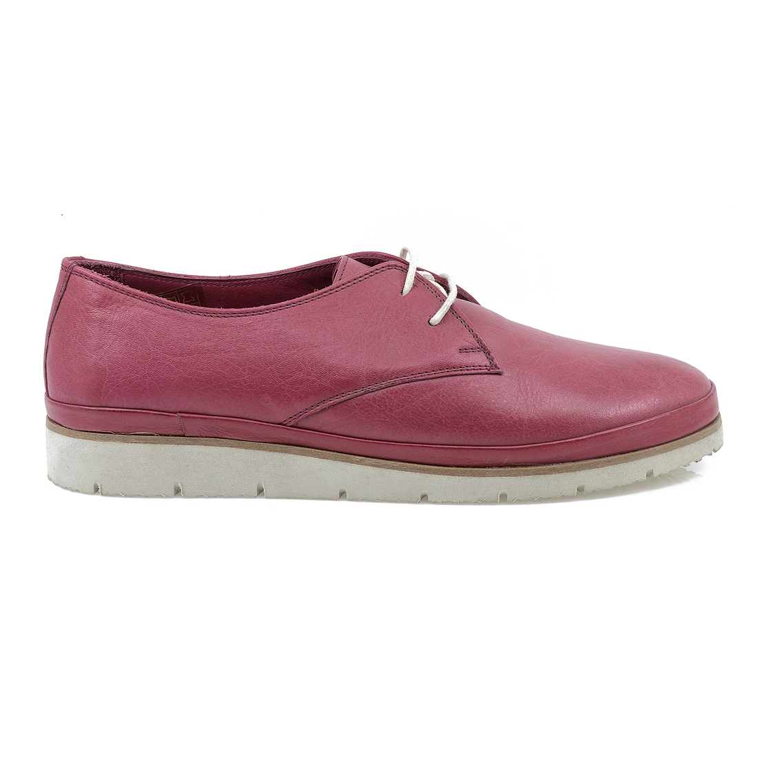 Pantofi dama, Caspian, Cas-2104, casual, piele naturala, bordo