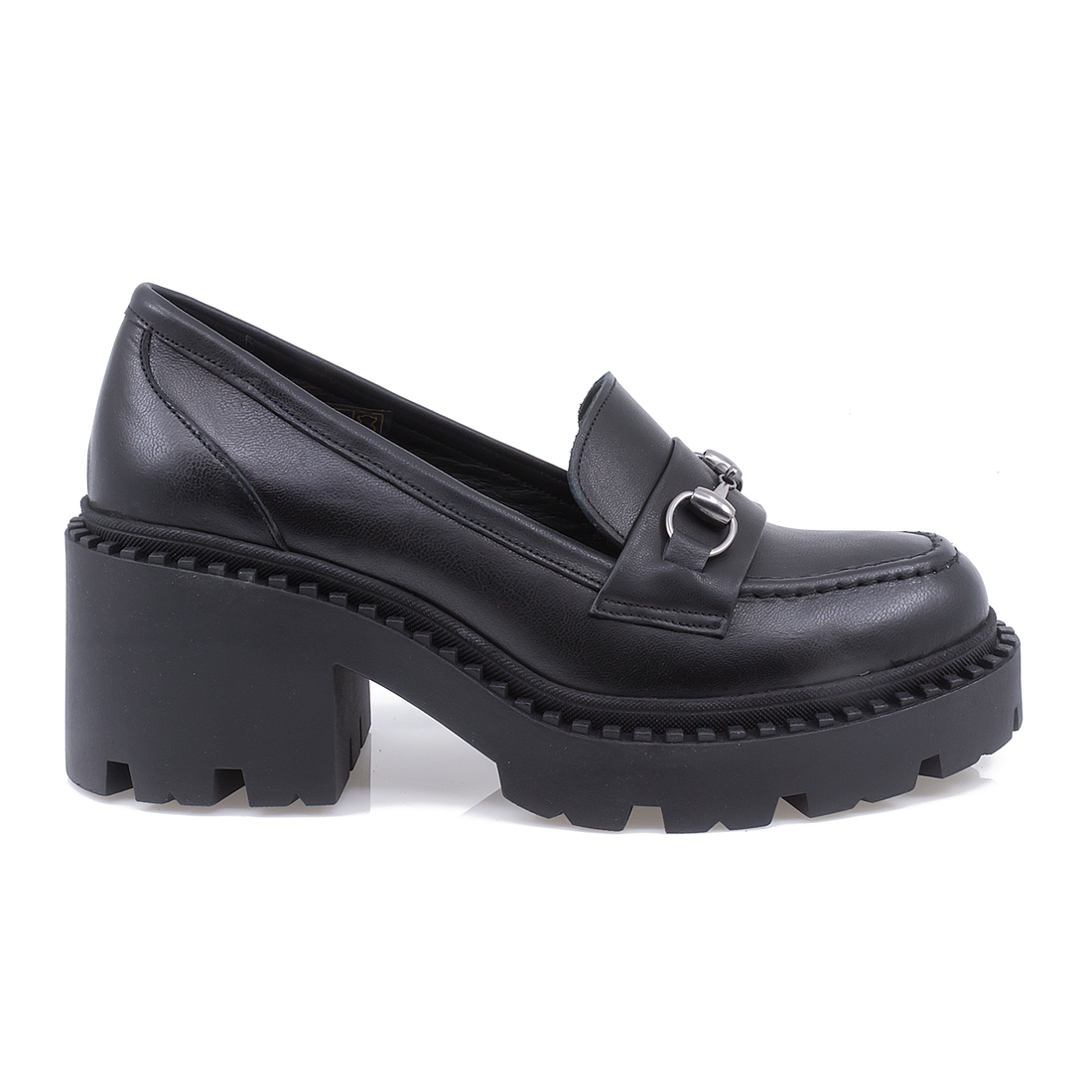 Pantofi Dama, Caspian, Cas-23803-23913, Casual, Piele Naturala , Negru