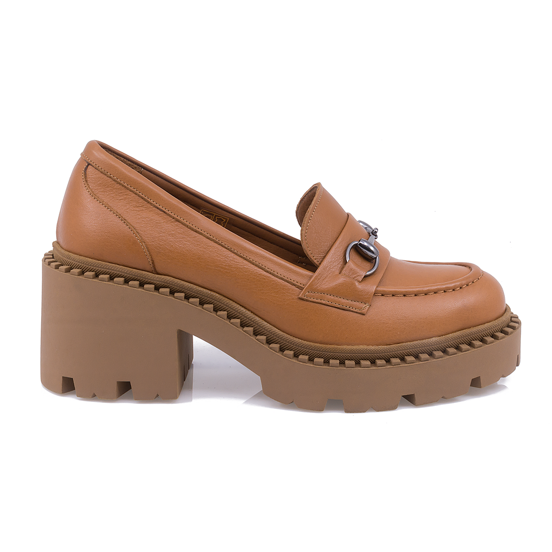Pantofi Dama, Caspian, Cas-23803-23913, Casual, Piele Naturala , Tan