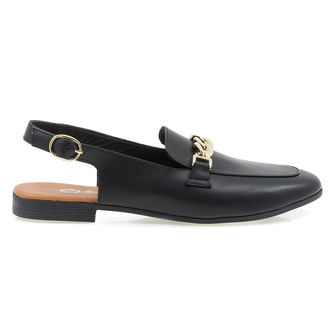 Pantofi Dama, Caspian, Cas-25209-0445, Casual, Piele naturala, Negru