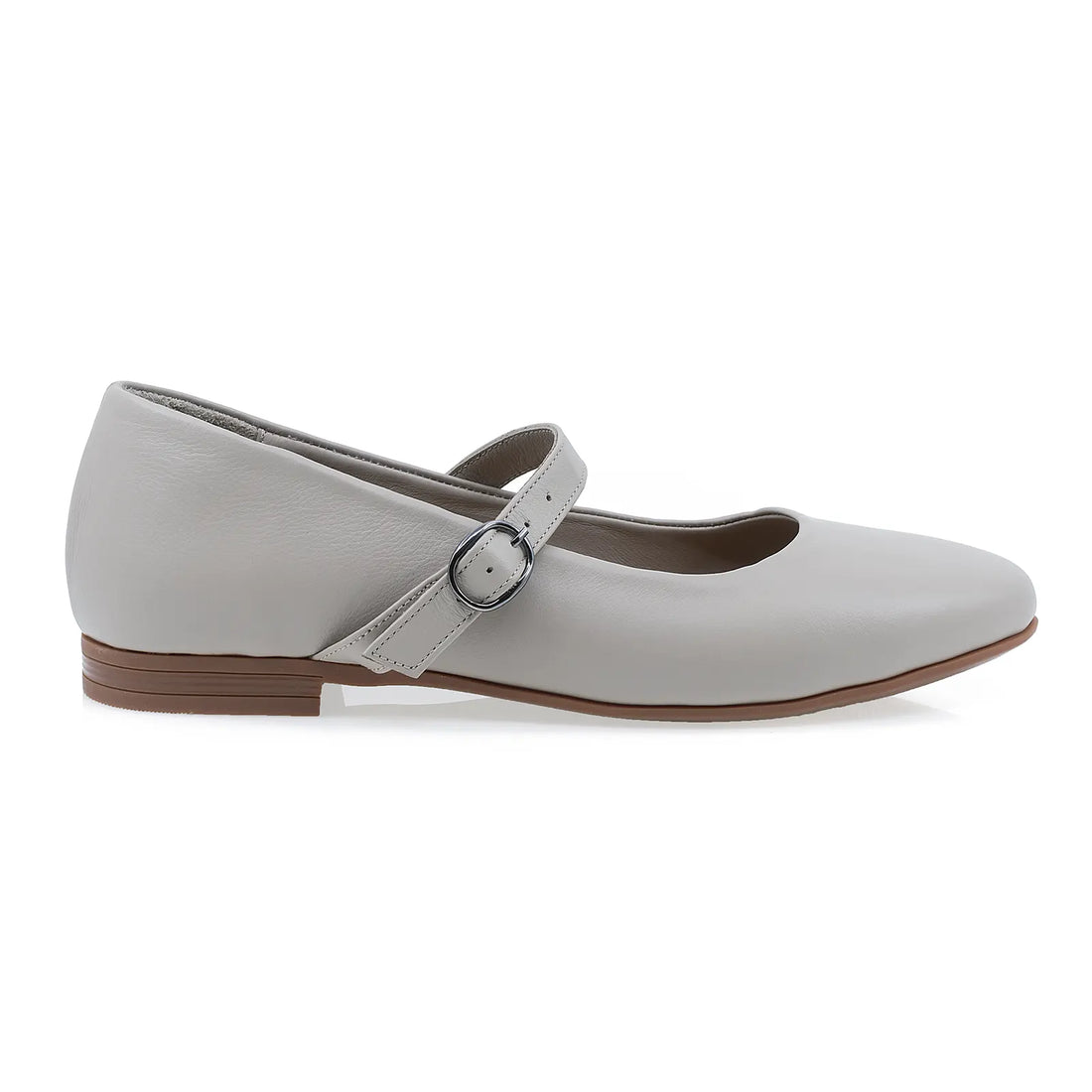 Pantofi Dama, Caspian, Cas-25227-0445, Casual, Piele naturala, Gri