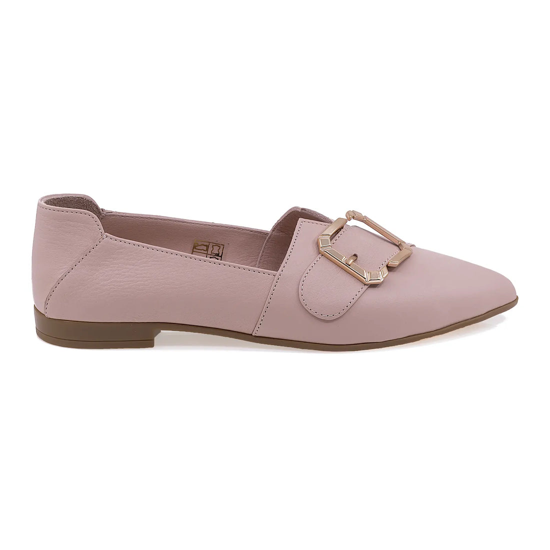 Pantofi dama, Caspian, CAS, 25233-0985, Casual, Piele naturala, Pudra