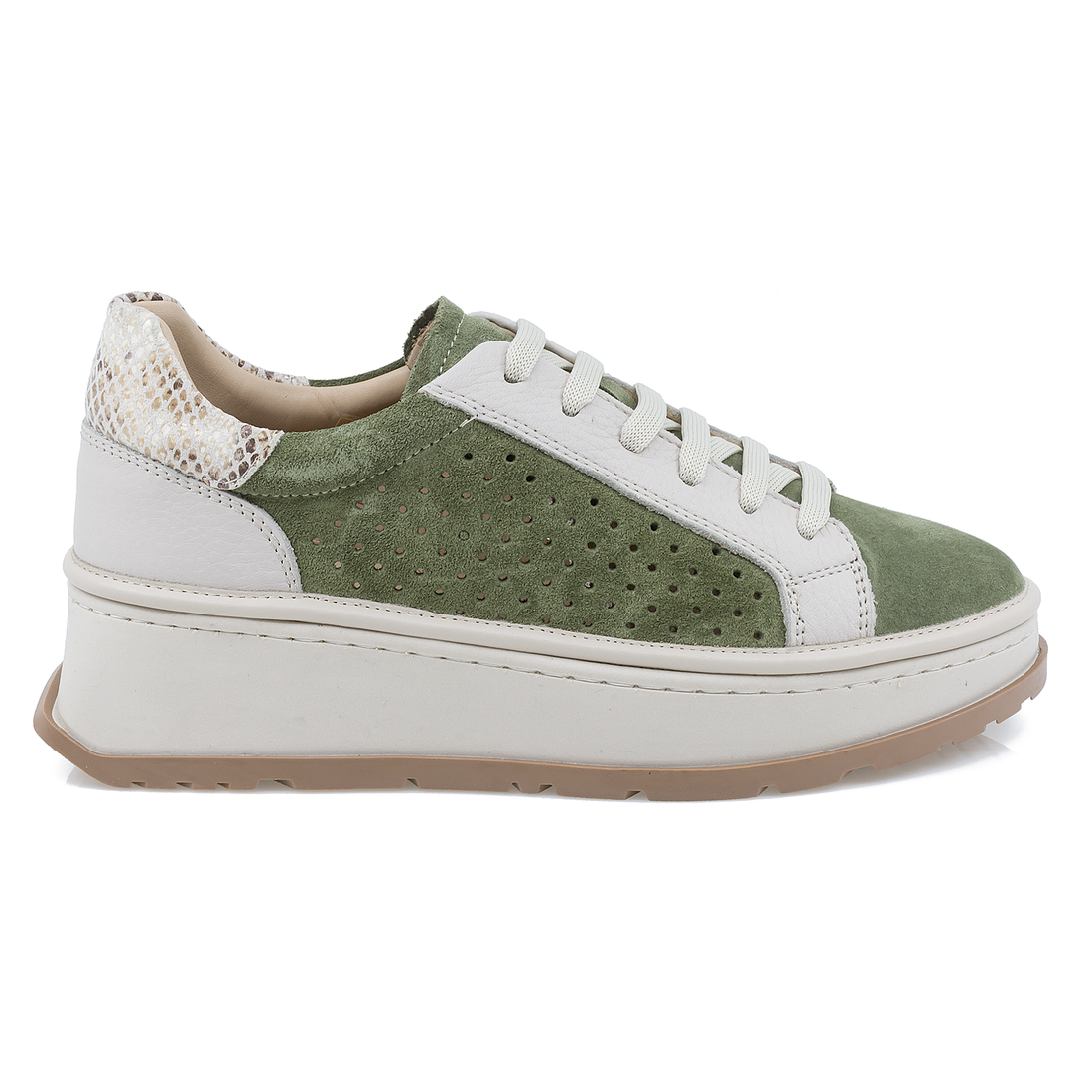 Pantofi-dama-Caspian-Cas-3036-z-casual-piele-velur-verde