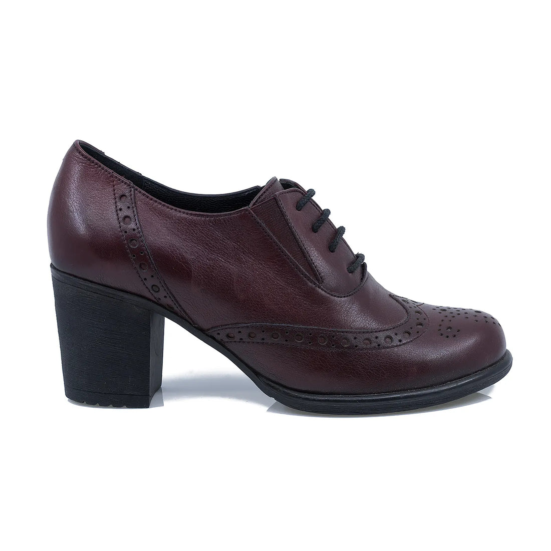 Pantofi Dama, 31, Casual, Piele Naturala, Bordo