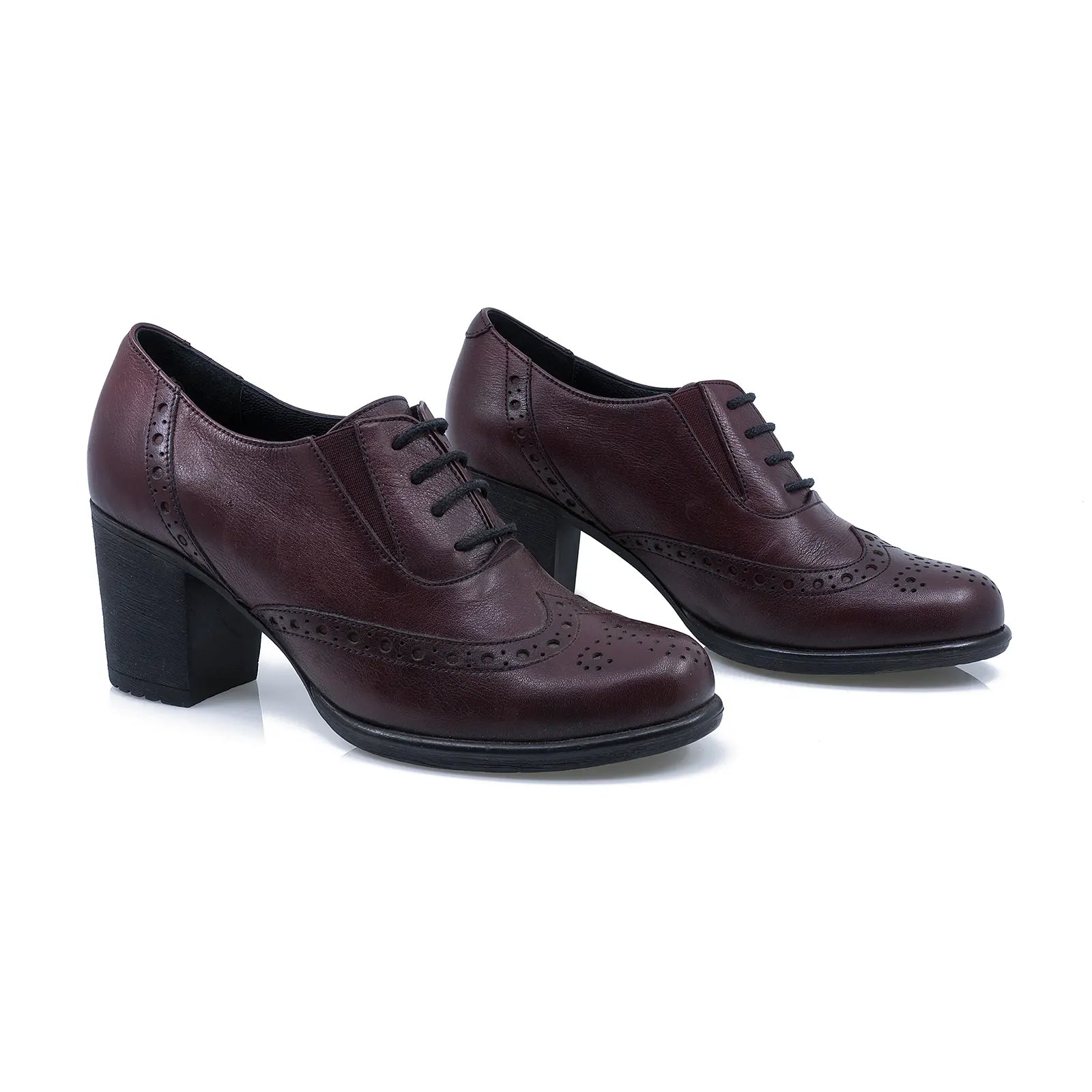 Pantofi Dama, 31, Casual, Piele Naturala, Bordo