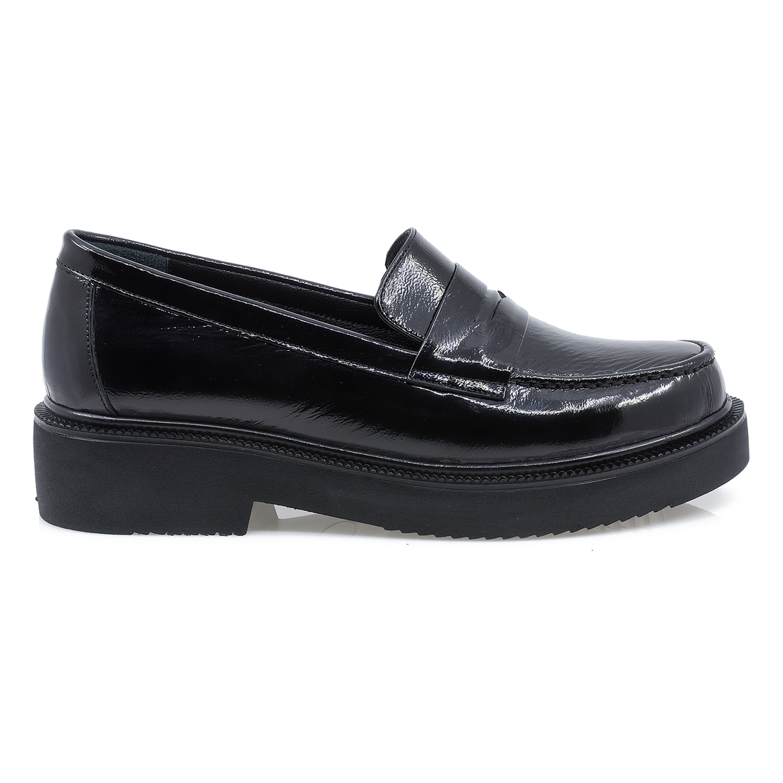 Pantofi Dama, Caspian, Cas-3711, Casual, Piele Naturala, Negru